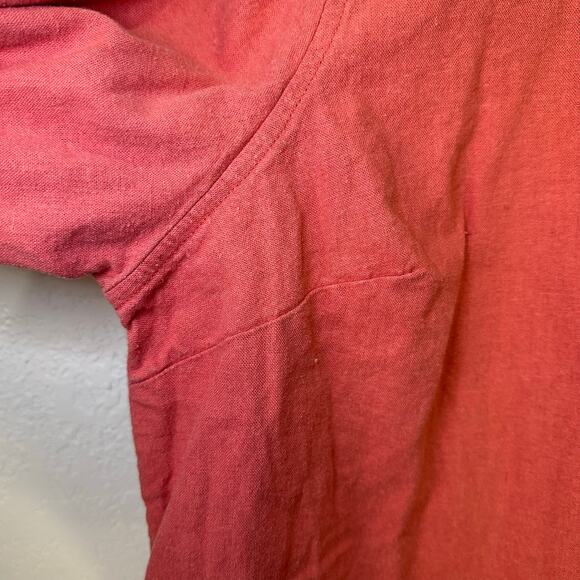 CJ Banks 2004 Vintage Linen Blend Quarter Sleeve Floral Print Women 2X - Picture 6 of 11